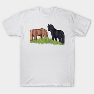 Horses Standing in a Field T-Shirt